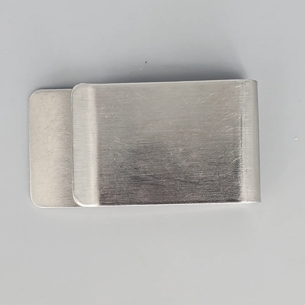 Dad Engraved Stainless Steel Money Clip